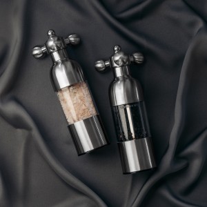 Vargen & Thor AXIA Salt- och pepparkvarn (Borstat Stål)