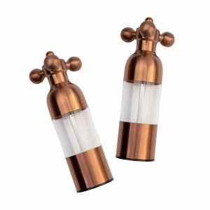 Vargen & Thor AXIA Salt- och pepparkvarn (Matt Koppar) - 2 års garanti