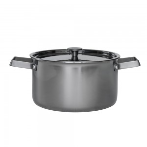 Vargen & Thor BAMBA - 5.5 L Gryta inkl pastakorg, Serie: SVARTSTÅL (Svart)