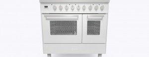 ILVE Pro Line 90 LDBI09WM3. Induktion. Dubbelugn. Vit. Beslag: Pro Line