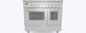 ILVE Pro Line 90 LDBI09WM3. Induktion. Dubbelugn. Rostfri. Beslag: Pro Line.