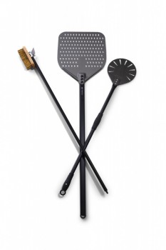 Omberg pizzakit 100 (Perforerad spade 100 cm, turning peel 95 cm & borste 100 cm i aluminium) (OMB-K00340) - Fri frakt