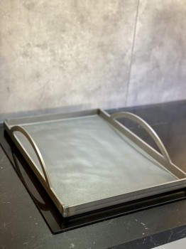 LEXT BBQ Stekbord kolstål 48x34 m. handtag