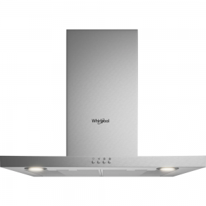 Whirlpool väggmonterad rostfri köksfläkt - AKR 558/3 IX - 2 års garanti