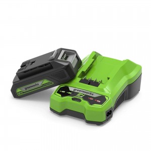 Greenworks Startpaket med batteri + laddare GSK24B4 24V 4Ah (100046263)