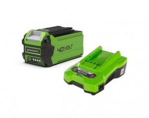 Greenworks Startpaket med batteri + laddare GSK40B2 40V, 2Ah (100035147)