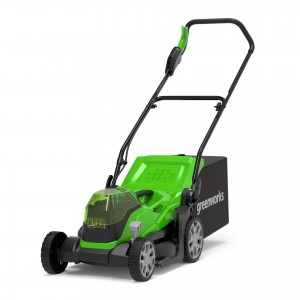 Greenworks Gräsklippare 2X24V 36cm med batteri + laddare ingår EJ (G24X2LM36)