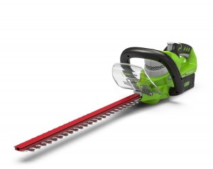 Greenworks Häcksax, 24V, 2Ah batteri + laddare (G24HT577) (100035087)
