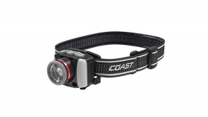 Coast FL95R Uppladdningsbar pannlampa med fokus och ljus i tre färger 1250 lumen (100048607)