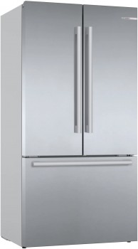 Bosch Serie 8, Fristående kyl/frys, 183 x 90.5 cm, Borstat stål med anti-fingerprint (KFF96PIEP)
