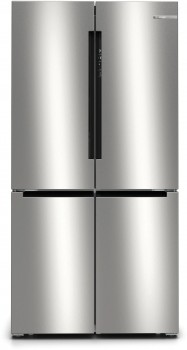 Bosch Serie 4, Fristående kyl/frys, 183 x 90.5 cm, Borstat stål med anti-fingerprint (KFN96APEA)
