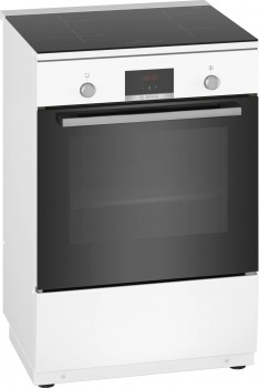 Bosch Serie 4, Spis med induktionshäll, Vit (HLN39A020)