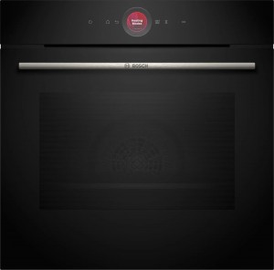 Bosch Serie 8, Inbyggnadsugn, 60 x 60 cm, Svart (HBG7221B1)