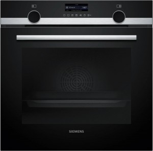 Siemens iQ500, Inbyggnadsugn, 60 x 60 cm, Rostfritt stål (HB579GBR3)