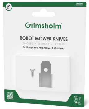 Grimsholm Green Knivar till Husqvarna Automower, Gardena m.fl, 36-pack (105)