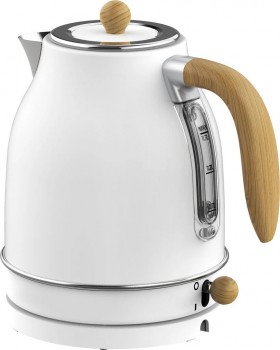 Witt Premium vattenkokare 1,7L trä-look (vit)