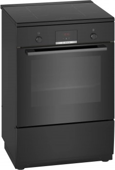 Bosch Serie 4, Spis 60 cm med induktionshäll, Svart (HLN39A060U)