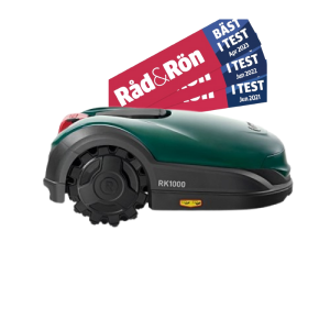 Robomow robotgräsklippare RK1000. inkl. installationsmaterial - 3 års garanti (1 år på batteri) - Fri frakt, omgående leverans