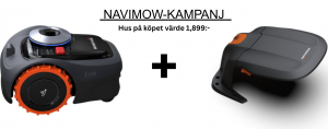 Segway Navimow (i108E) + hus på köpet - 3 års garanti (2 år på batteri) - Fri frakt, omgående leverans. PRISGARANTI