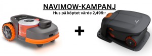 Segway Navimow (H3000E-VF) + hus på köpet + Visionfence kamera. - 4 års garanti (3 år på batteri). Fri frakt, omgående leverans