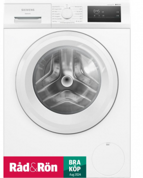 Siemens iQ300, Tvättmaskin, frontmatad, 8 kg, 1400 v/min (WM14N01LDN) - 2 års garanti