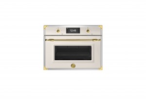 Bertazzoni Kombiugn med mikro, TFT, avorio / guld, Heritage-serien (FHER4077MTAG3) - 5 års garanti