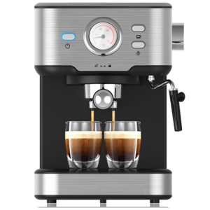 Princess Espressomaskin med mjölkskumning. Manuell. 20Bar. Rostfri. (01.249412.01.001) - Fri frakt. omgående leverans