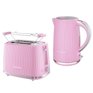 Russel Hobbs Paket Pistachio Eden Vattenkokare/Brödrost. Raspberry (27362-27372) - Fri frakt. omgående leverans