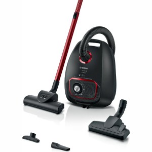 Bosch golvdammsugare Serie 4. Tillverkad i Tyskland. 11M räckvidd. 4L volym. Hepa-filter. Svart. (BGB41POW1) - Fri frakt, omgående leverans