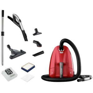 Nilfisk Elite golvdammsugare. 450W. 11,2m räckvidd. 3,6L. Röd. (RCL14E08A2 - 128350554) - Fri frakt, omgående leverans