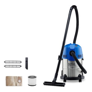 Nilfisk Grovdammsugare Buddy II Inox (rostfri) 18L. 1200W. Behållare i rostfritt stål. Lätt & kompakt. (18451129) - Fri frakt, omgående leverans