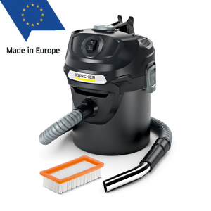 Kärcher Ask-och torrdammsugare (AD2) 600W. Metallbehållare 4L. Kompakt design. Filterrengöringsfunktion