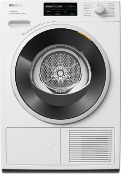 Miele Frontmatad värmepumpstumlare. 9 kg I ComfortSensor I SteamCare I SilenceDrum I DryCare 40. (TSL683WP 125 Gala Ed - 12437050 ) - 2 års garanti