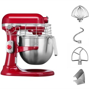 KitchenAid Köksassistent Professional. 6,9L. 325W. Bowl-lift. Röd. (5KSM7990XEER) - Fri frakt