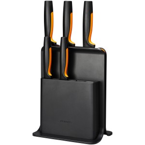 Fiskars Functional form Knivblock i plast med 5 knivar. (1057554) - Fri frakt