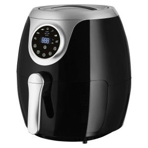 Champion Airfryer XXL. 5,6L. 1800W. Svart/Silver. (CHAF410) - Fri frakt