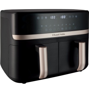 Russel Hobbs Airfryer (Satisfry) Dual Basket 4,5L x2. 2800W. (27680-56/RH) - Fri frakt