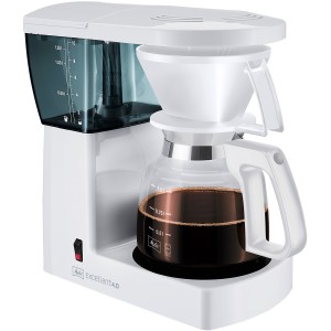 Melitta Kaffebryggare Excellent 4.0. 10-koppar. 1,25L. Droppstopp. Vit. (21520) - Fri frakt