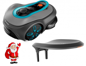 Gardena robotgräsklippare smart SILENO free 1500m2 (19927-24) + Garage på köpet! - 5 års garanti (2 år på batteri)  - Fri frakt, omgående leverans