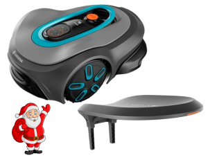 Gardena robotgräsklippare smart SILENO max 1200m2 (19902-24) + Garage på köpet! - 5 års garanti (2 år på batteri) - Fri frakt, omgående leverans