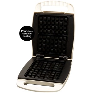 ÅVIKEN Classic Belgiskt våffeljärn. Non-stick beläggning. Singel järn, 2 Belgiska våfflor.  1000W. Avtagbar sladd. (902.2) -  Fri frakt