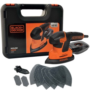 BLACK & DECKER Slipmus 120W + Tillbehör. (KA2500K-QS) - Fri frakt