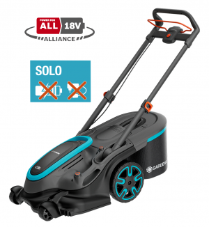 Gardena Batterklippare 18V. Klippbredd: 46 cm. Uppsamlarvolym: 50L. DuoBlade-teknik. (PowerMax Duo 46/36V - 14646-55) Utan batteri & laddare. - Fri frakt