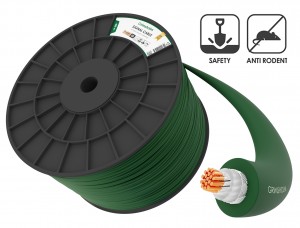 Grimsholm Green Signalkabel Premium Metal Mesh, 800 m (2264)