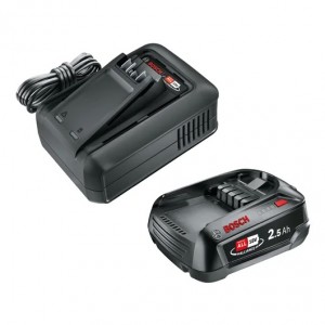 Gardena startkit med batteri + laddare. (P4A QC AL18V-44 + 1x2.5Ah) Art. 14913-20 - Fri frakt