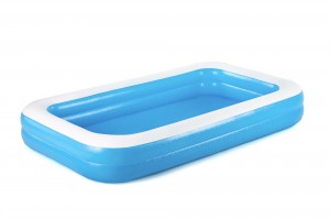 Bestway pool. Fast set. Rektangulär 305 x 183 x 46cm. Blå. (54150)