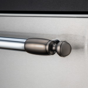 Bertazzoni dekorsats i svart nickel för kylksåp, diskmaskiner & fläkt. Collezione Metalli (901676)