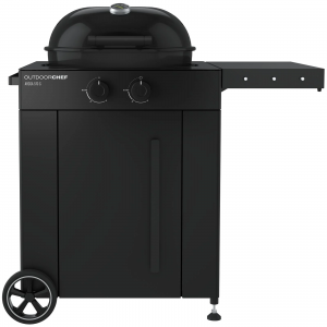 Outdoor Chef gasolgrill med vagn. 2 brännare. Svart. Arosa 570 G Evo plus 30mbar. (100001553) - Fri hemleverans