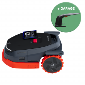 Segway Navimow (X315E) + garage ingår.  Trådlös robotgräsklippare. Upp till 1500m2. - 3 års garanti (2 år på batteri & strömadapter) - Fri frakt