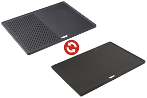 Landmann stekplatta. Gjutjärn. Passar till: Triton 2.0. Vändbar. 24,5x1,5 x44,5 cm. (Art.919) - Fri frakt